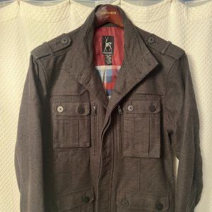 Kane & Unke Men's Fall/Winter Button Up Coat (Size L)